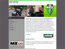 Tablet Screenshot of mz-heinz.de